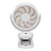 Tilt Desk Fan 100 Speeds USB   Desktop Wall Mounted Clip On 4000mah Battery Bladeless Quiet Cooling Fan