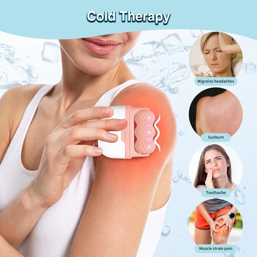 Multi-Functional Double Head Ice Rollers 2 In 1 Facial Massager Gifts Double Roller Ice Massage