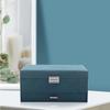Jewellery Box Organiser, Portable Travel Case, Necklace, Earrings, Bracelet and Ring Jewellery Organiser with Safety Lock