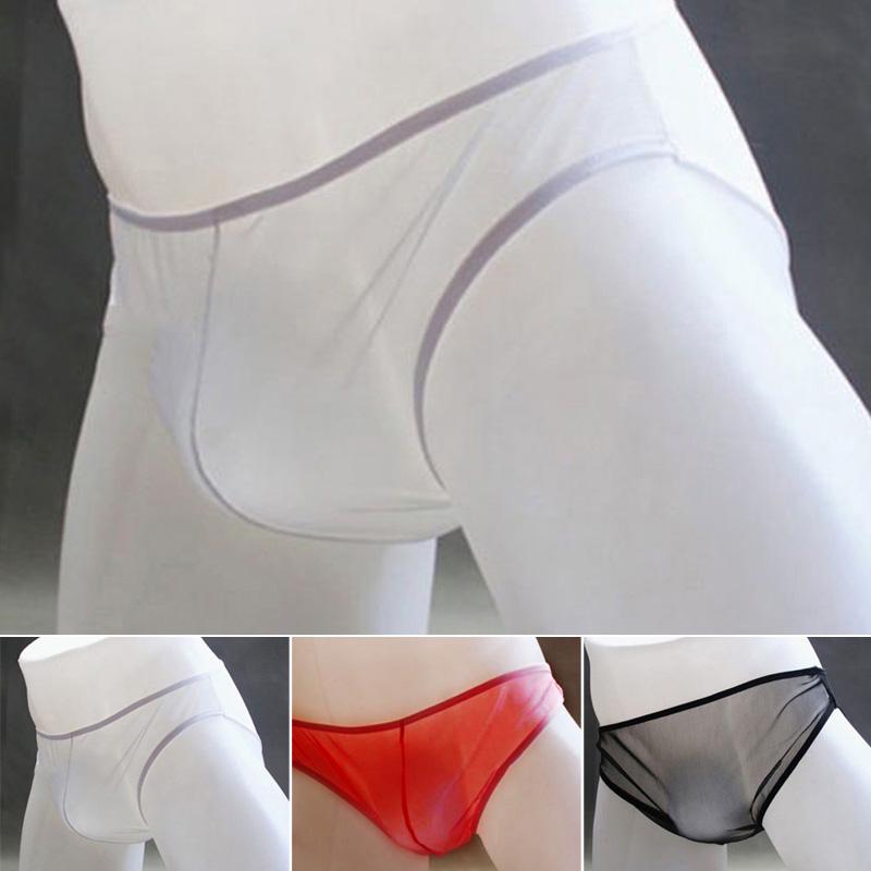 Muži průhledné spodní prádlo Sexy průsvitné spodní kalhotky Kalhotky Kalhotky Tanga T-back