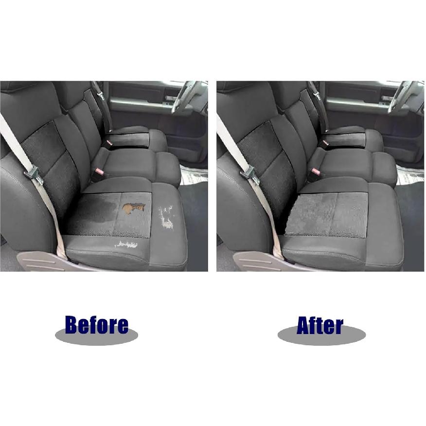 

Driver and Passenger Side Bottom Cloth Replacement Seat Covers Gray Compatible with Ford F-150 XLT F150 2004 2005 2006 2007 2008