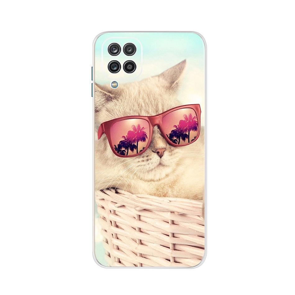 For Samsung Galaxy A12 A13 Case Silicon Soft TPU Back Cover Phone Cases For Samsung A12 A 12 SM-A125F A13 4G Case Bumper Funda