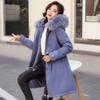 Thicken Parkas Winter Jacket Casual Long Coat Wool Liner Hooded Parkas Fur Collar Warm Snow Outwear