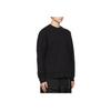Y-3 FW22 Solid Color Crew Neck Pullover Long Sleeve Sweatshirt Men Sweatshirt Black FM1155