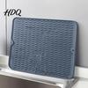 Durable Kitchen Drying Mat Silicone Dish Mat Heat Resistant Counter Heatproof Table Trivet Waterproof Placemat Utensil Drainer for Dining Table,