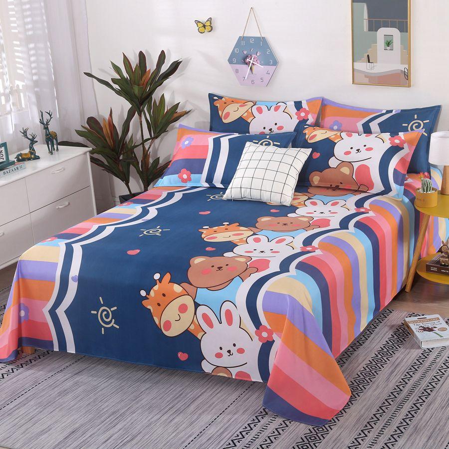 Enkelt fortykket laken for alle årstider, enkelt- og dobbeltsengetøy i flere spesifikasjoner