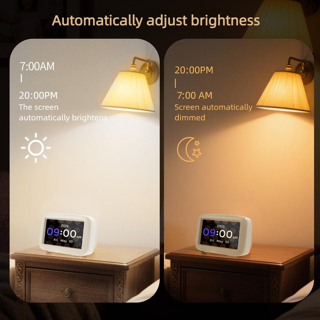 4.3 Inch LCD Display Screen Electronic Calendar Dementia Clock Desktop Digital Clock Elderly Medication Reminder Clock