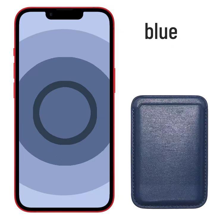 Magnetic Leather Card Holder Case for iPhone 14/13/12 with MagSafe Compatibility