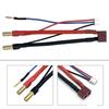 FLY RC 2pcs 5mm Bullet Banana to Female Deans T Plug LiPo Lead Wire & JST-XH Balanced 2S 7.4V LiPo