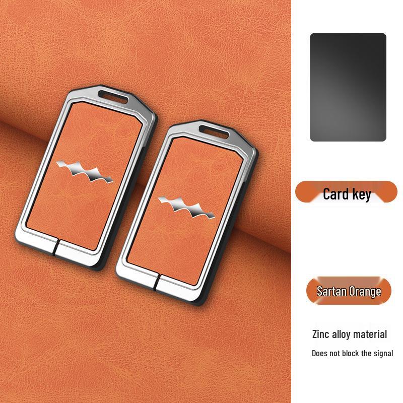 BYD Leopard 5 Card Key Case 2024 NFC Remote Control Zinc Alloy Shell Keychain