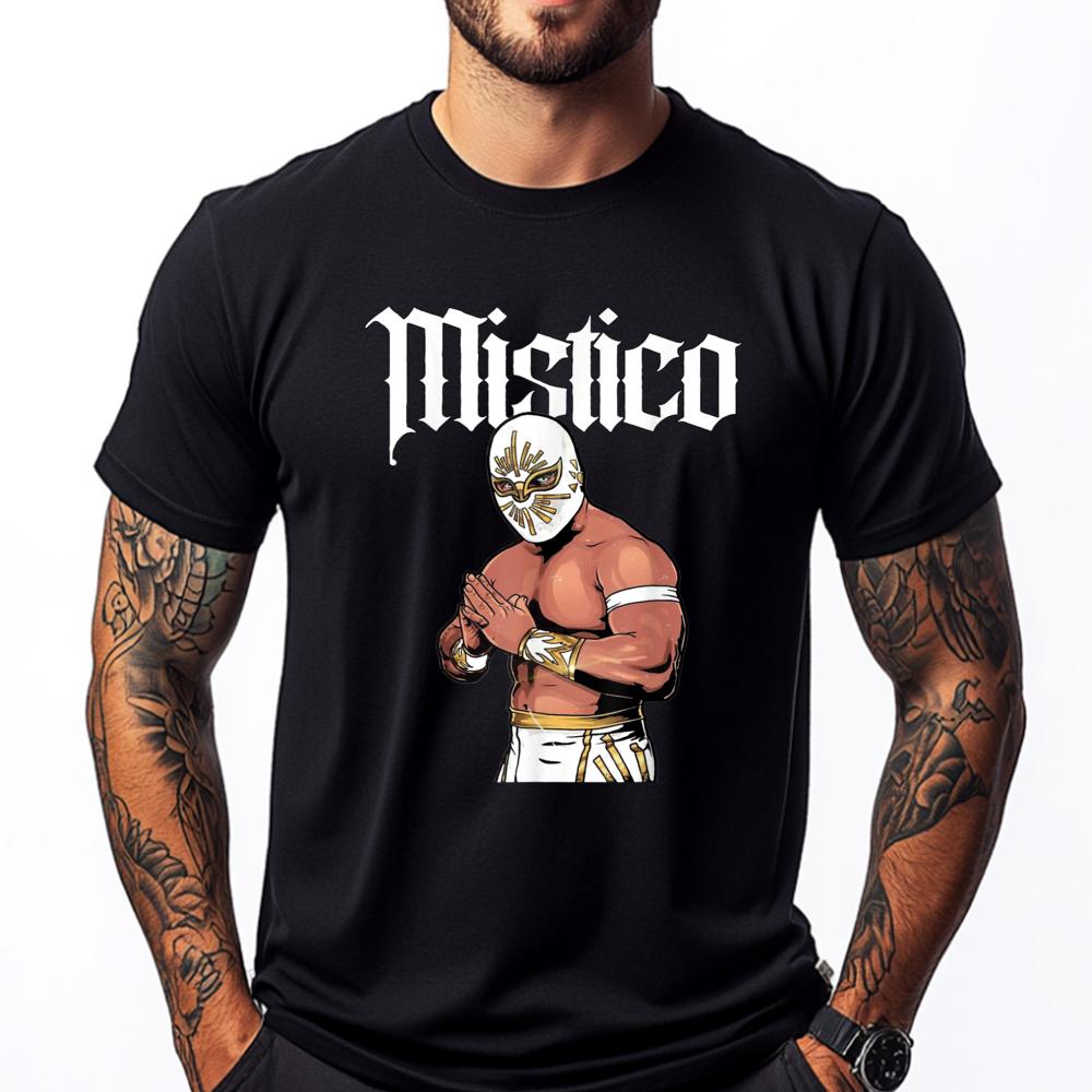 Mistico Caristico Lucha Libre Mexican Pro Wrestler Legend Unisexs Graphic Tshirts Male Unisexs Tshirts Luxury