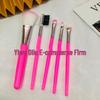 5-Piece Beginner Makeup Brush Set: Eyeshadow, Blush, Eyelash Comb