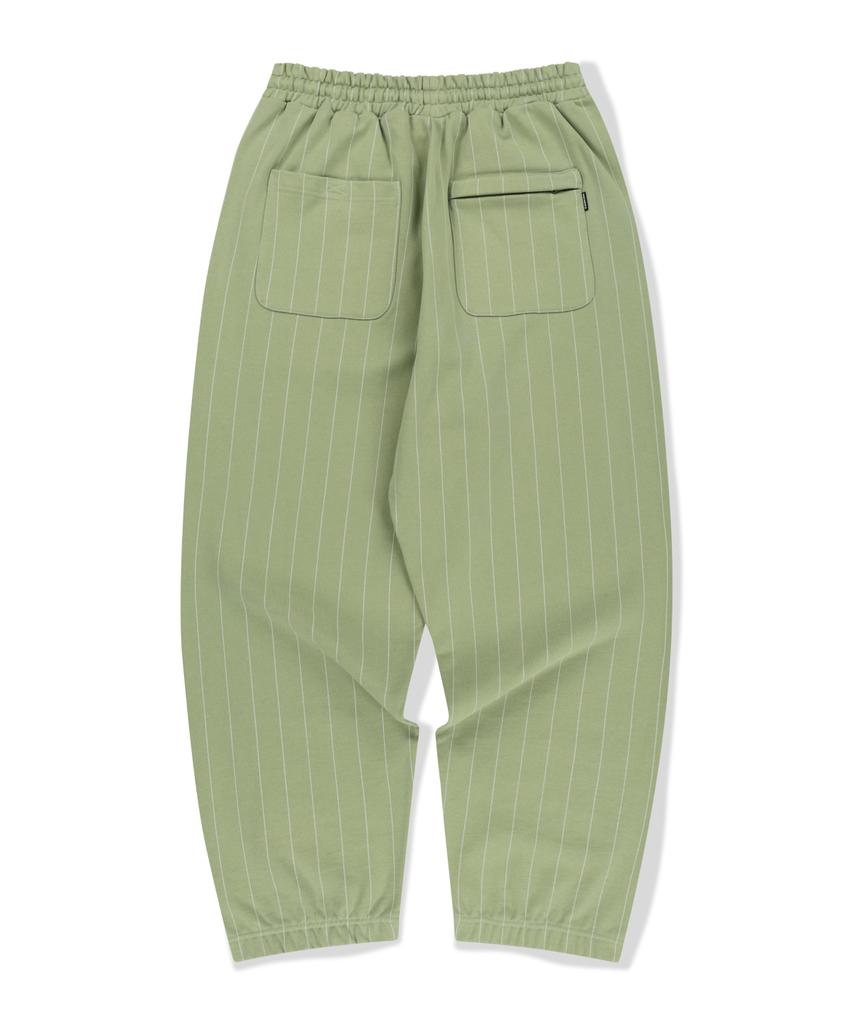 WKNDRS Striped Sweat Pants (Olive)