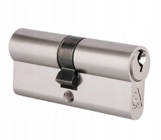 Lock insert 3040 mm Satin nickel 3 keys
