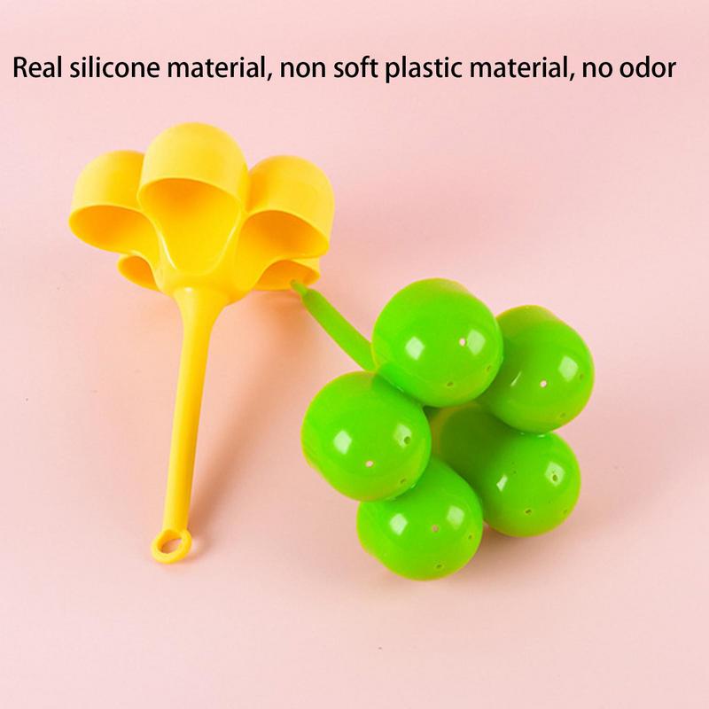 Egg Boiler Holder Heat-resistant Silicone Egg Steamer Tray With 5 Grids Eggs Poaching Boiling Cooker Rack Kitchen Egg Tools