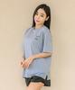 Tyubeuteuli Women'S Dolphin Short Sleeve Loose Fit Rash Guard B706 Blooming Wash