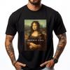 Vtipná Mona Vtipné Pondělí Lisa Umění Grafická Trička Muž Streetwear Muži Gotický Styl