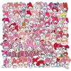 100pcs Kuromi My Melody Stickers Diy Bike Laptop Luggage Phone Cup Decals Kawaii
