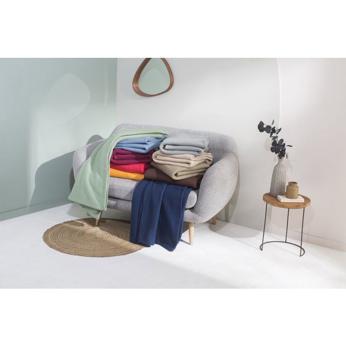 Golden Fleece Fleece Blanket - Poleco - 180 X 220 Cm - Taupe Color
