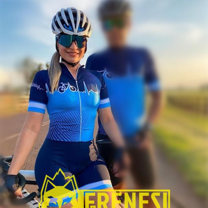 

FRENESI Summer Cycling Triathlon Short-Sleeve Onesie for Swim and Run XXL