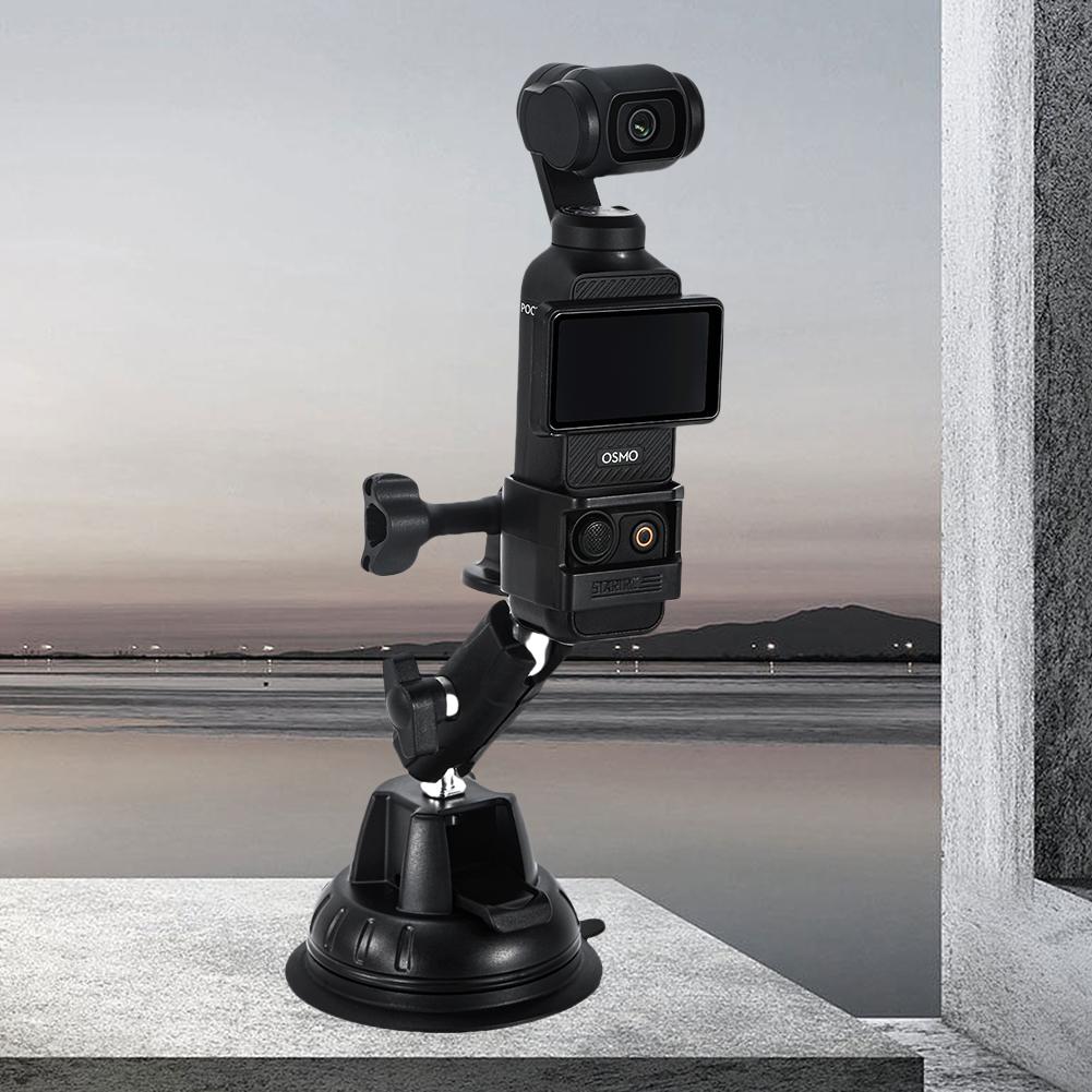 Suction Cup Mount for DJI Osmo Pocket 3 Car Mount Windshield and Window Camera Holder Action Camera Accessories