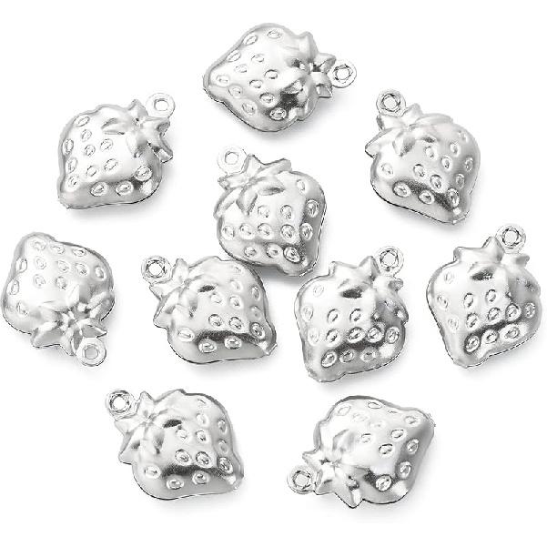 Airssory 12 Pcs 3-Colors Stainless Steel Flash Lightning Bolt Charms Celestial Weather Collection Thunder Mini Dangle Pendants Assortment for Jewelry