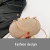 PU Leather Glittering Evening Bag Wedding Crossbody Handbag Purse for Parties
