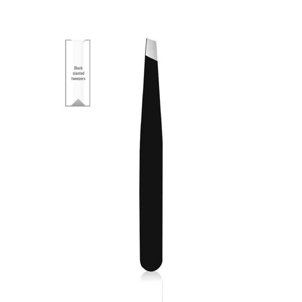 Stainless Steel Eyebrow & Beard Tweezers - Small, Precise, Household Plucking Tool