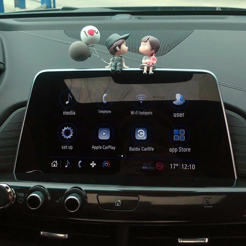 Creative Couple Car Interior Ornaments - Center Console Decor for Women