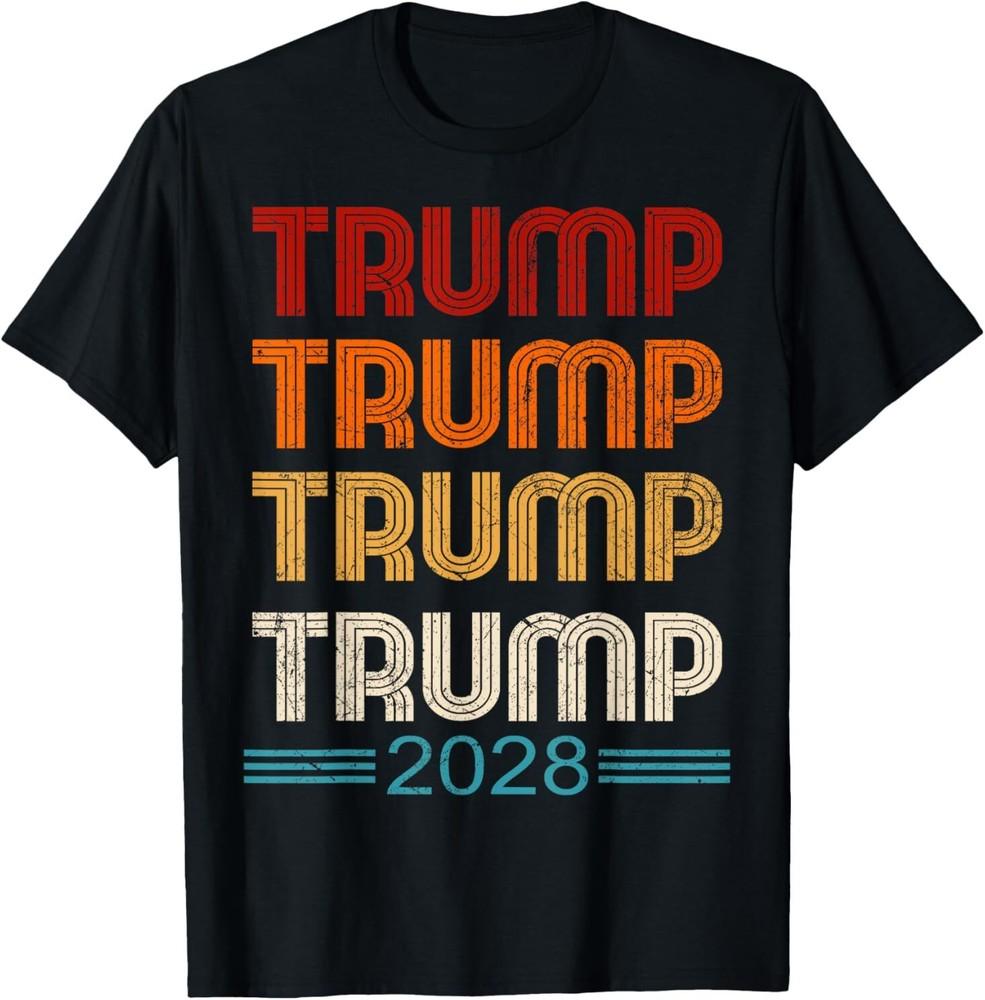 Trump 2028 President Election Campaign Donald Trump 2028 US T-Shirt Unisex T-Shirt S