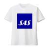 New Shirt Sas Scandinavian Airlines Logo T Funny Size S To 5xl Vintage Washed Homme Unisex Casual Graphic Comfortable