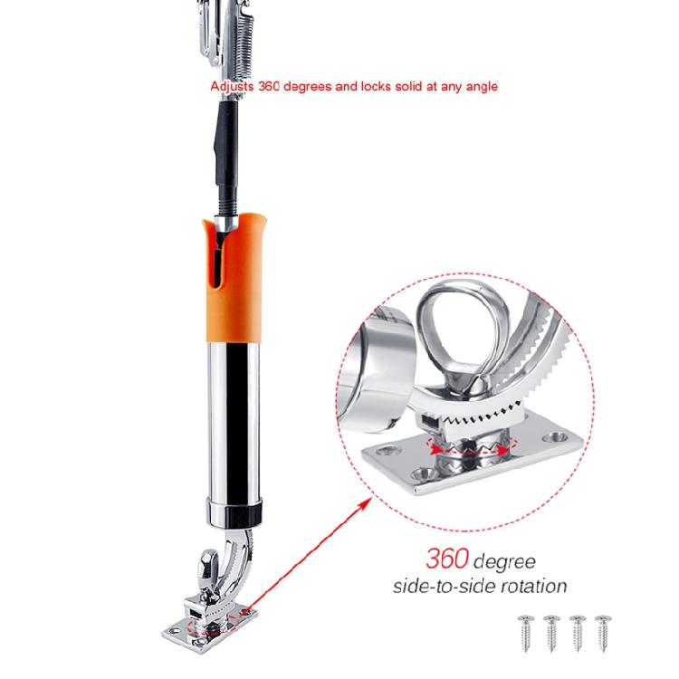 Belt Rod Bracket Quick Waist Holder Pole Inserter Fishing Rack Inserting Device