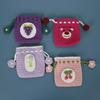 Handmade Sweet Knit Crochet Drawstring Coin Purse