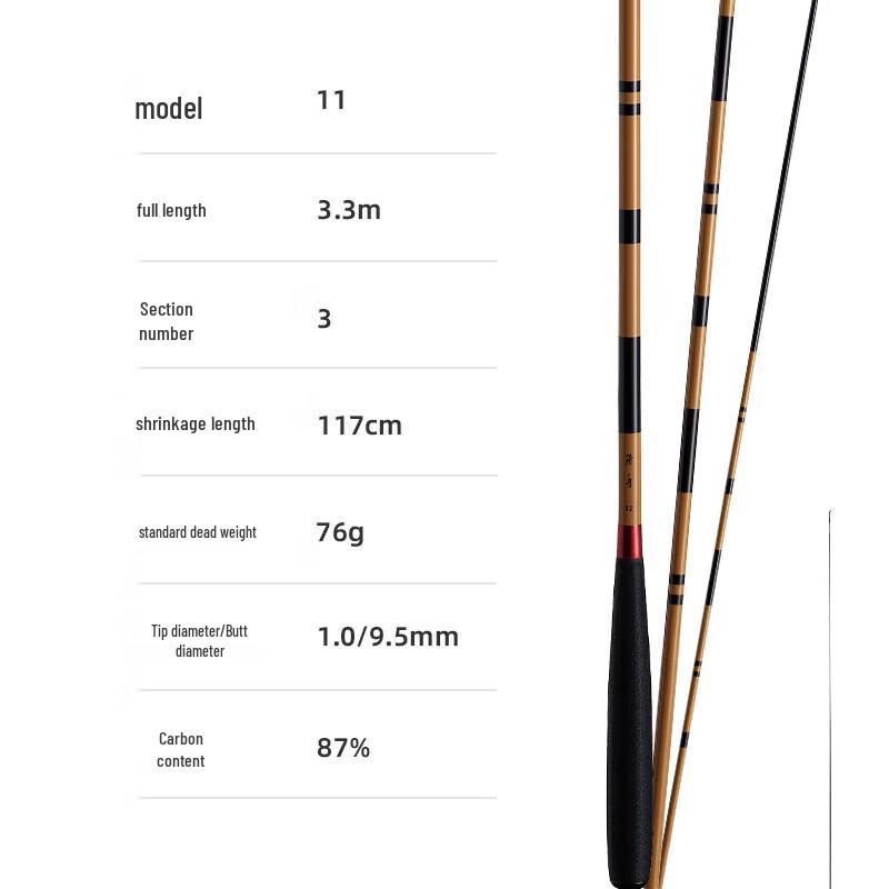 TESIEN Crucian Carp Carbon Fiber Fishing Rod