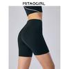 Mitaogirl Kendall Short-Length Pants Female High Waist Hip Lift Slim Fit Fitness Pants Running Quick-Drying Yoga Sports Shorts
