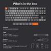 Keychron - K1 Max QMK/VIA Wireless Custom Mechanical Keyboard - Low Profile Wireless Mechanical Keyboard White Gateron Brown
