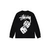 STU SS25 dice printing long-sleeved t-shirt for men and women of the same style, spot classic