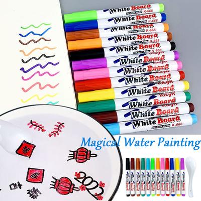 Toys Floating Magical Water Painting Pen Erasable Floating Pen Whiteboard Markers Doodle Pen