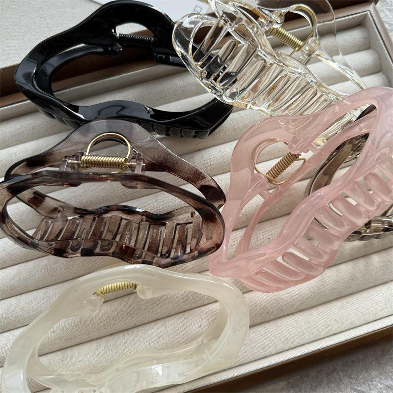 French High-End Large Claw Clip for Voluminous Updos - Women's Hair Accessory