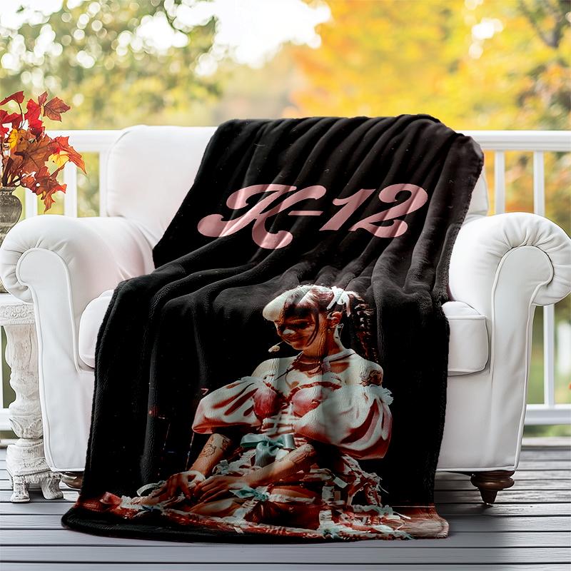 Melanie Martinez Flannel Blanket Soft All-Season Throw, Design for Camping, Car Travel, Hiking Sofa, Bed, Office Perfect Gift for Parties