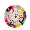 Children's Multifunctional Double-Sided Learning Multiplication Decomposition Disc Math Animal Matching Student Turntable Toy