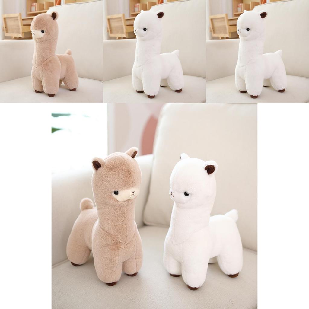 Plush Alpaca Toy Pillow With Soft Pp Cotton For Kids And Girls Gift