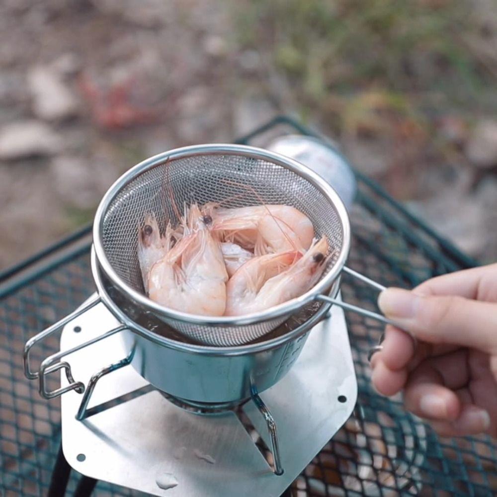 With Handle Soy Milk Filter Basket Fine Mesh Rice Colander Drain Basket Milk Tea Filter Baking