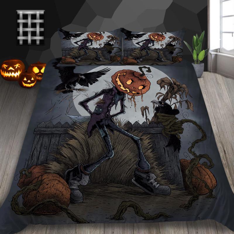 Beding Set Halloween Home Textiles Unique Design Quilt Cover Teen Children King Size Bedding Soft Duvet Cover