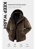 50% Down Hooded Ski Jacket - Trendy, Business Casual & Outdoor Warmth