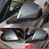 Carbon Fiber Car Rearview Mirror Anti-Scratch Base Strips Protective Interior Decoration Sticker For Ford Mustang 2015-