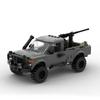 MOC Giocattoli in Mattoncini Veicolo Militare Auto Vista Strada Città Camion Trasporto Blocchi da Costruzione Pistola Corazzato Regali Regali di Natale