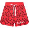 X Lamelo Ball Collaboration SS24 Brand Logo Mesh Lace-Up Loose Fashion Casual Shorts Men Shorts Red Black 62777501