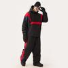 Outdoor Oversize Ski Suit for Men and Women Breathable Snow Suit Winter Warm Snowboard Suit Waterproof Windproof Pullover Skiing Jacket and Ski Pants