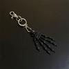 Dark Punk Skull Hand Rock Keychain Charm Trendy Niche Bag Pendant Subculture Metal Keychain Bag Charm Gift